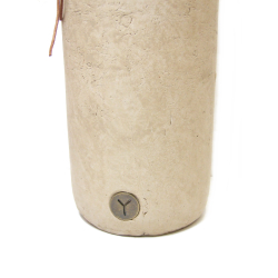 Wazon betonowy / gliniany Dzban rustykalny Beżowy 41cm